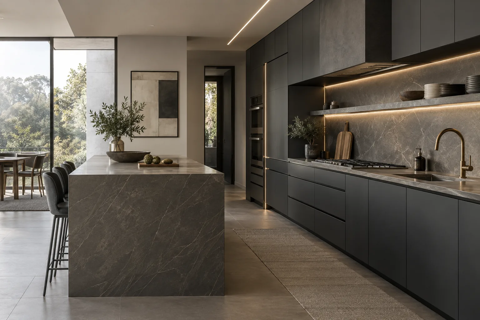 Illustrative cabinetry design concept