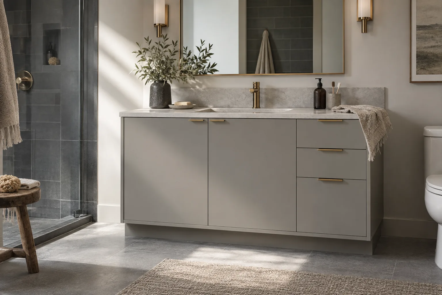Illustrative cabinetry design concept